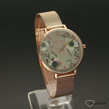 Zegarek damski Bruno Calvani BC90558 różowe złoto kwiecisty (1).jpg